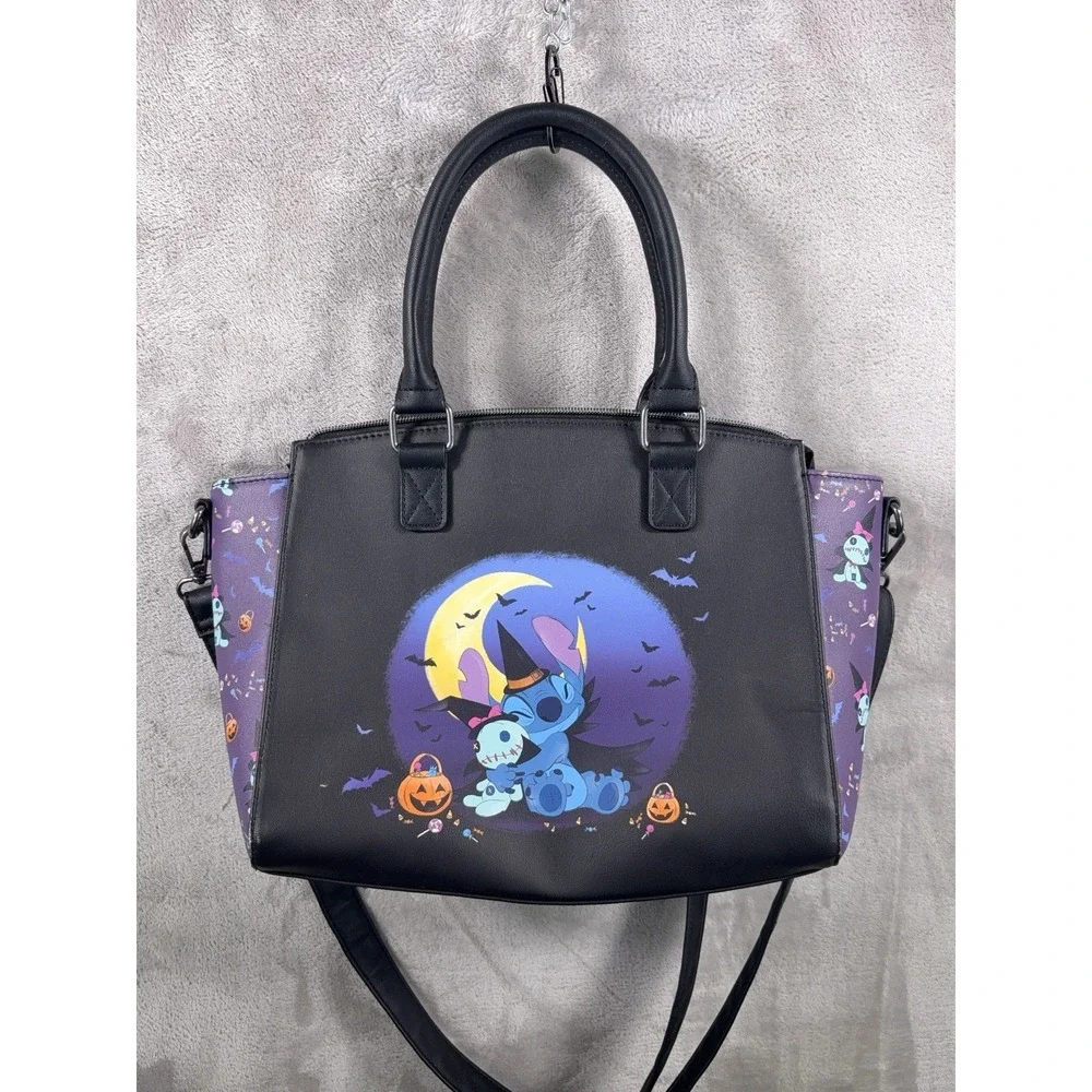 Loungefly Disney Lilo & Stitch Halloween Scrump & Stitch Satchel Bag Purse
